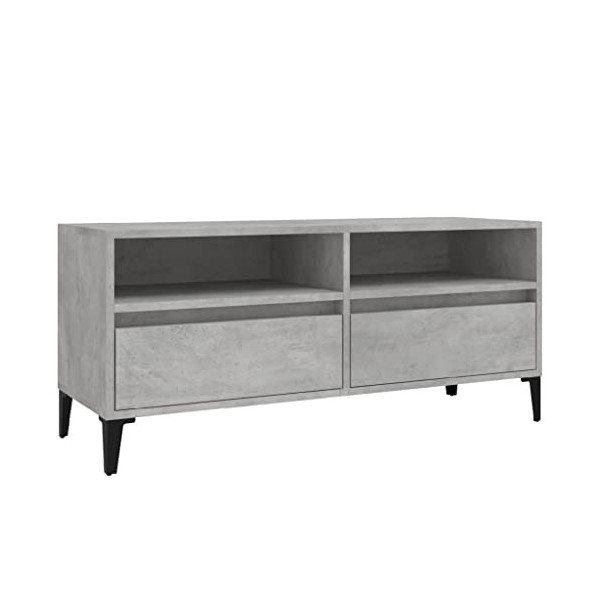 Meuble TV,Banc TV,Meuble TV Suspendu,Étagère TV Flottante, Support de Télévision Flottant Fixé au Mur Centre de Console Multi