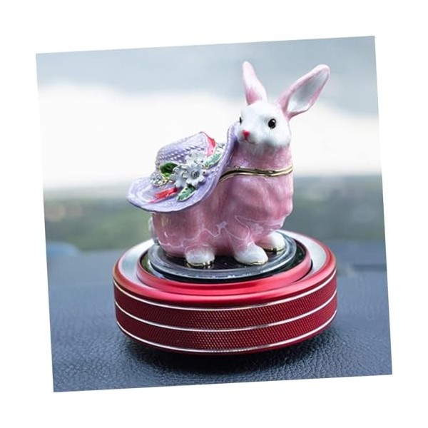 NSIBAN Statue Bijoux Décorer Collection Lapin Table À Manger Poupée Bureau Mini Jouet Lapin Forme Décor Lapin Figurines Allia