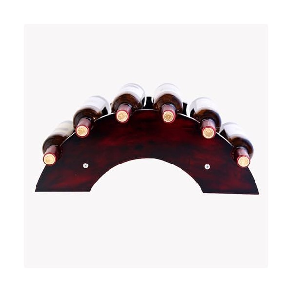 Pont en Bois Massif Bouteille De Vin Créative, Décoration De Casier Présentoir À Vin Armoire À Vin Casier À Vin Casier À Vin