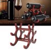 Casier à Vin, Supports De Stockage De Vin En Bois, Comptoir, 6 Bouteilles, Supports De Cave à Vin Empilables En Bois, Support
