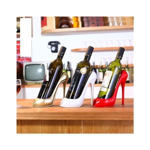 ZADIKO Figurines de décoration pour la Maison Casier À Vin Créatif À Talons Hauts, Ornements Européens, Décoration De La Mais
