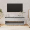 WREWING Meuble TV,Bas Table TV Support de Télévision en Bois pour Salon Chambre Salle à Manger,Support pour Téléviseur Jusqu’