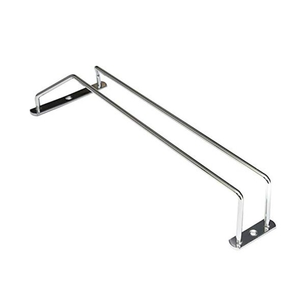 IOSIX Étagère de Stockage dalcool, Porte-vin en Acier Inoxydable Rail Vin Verre Grass Rack Haute Verre Cabinet Mur Suspensio