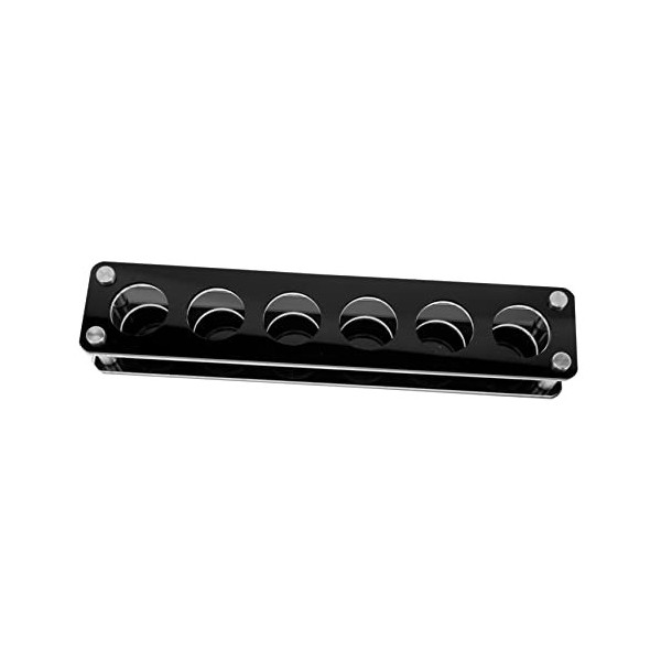 USHOBE Casier à Verres à Vin Plateau De Alcool Porte-gobelets En Verre Serveur De Tir Clair Planche De De Vin Porte-vin B52 D