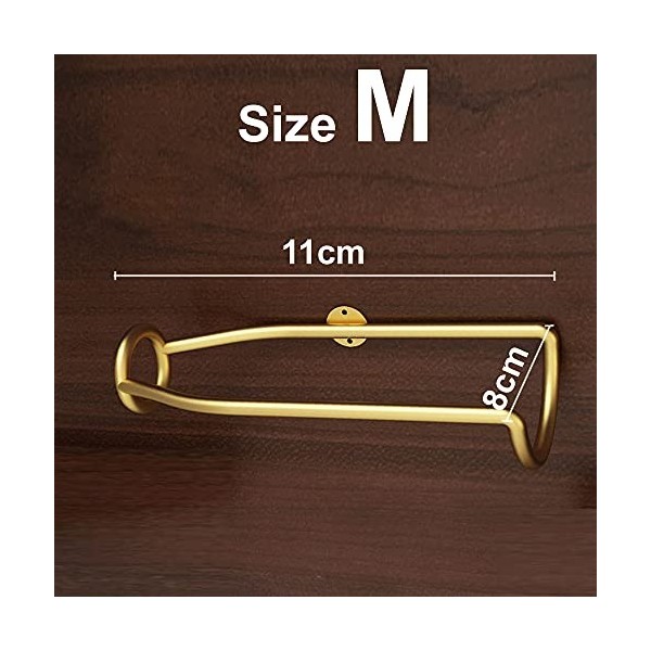 HEXEH Casier à Vin Barre Murale Bar à vin Porte-goulot à vin Cave à vin Bière Champagne Storage Support Support Tablette dét