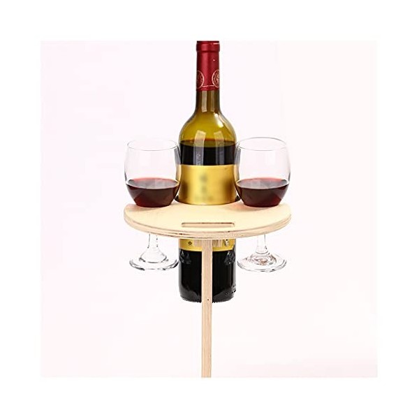 EINES Casier à vin de comptoir Porte-vin Portable 1 Bouteille de vin de vin placé sur la Plage for Les Voyages en Plein air e