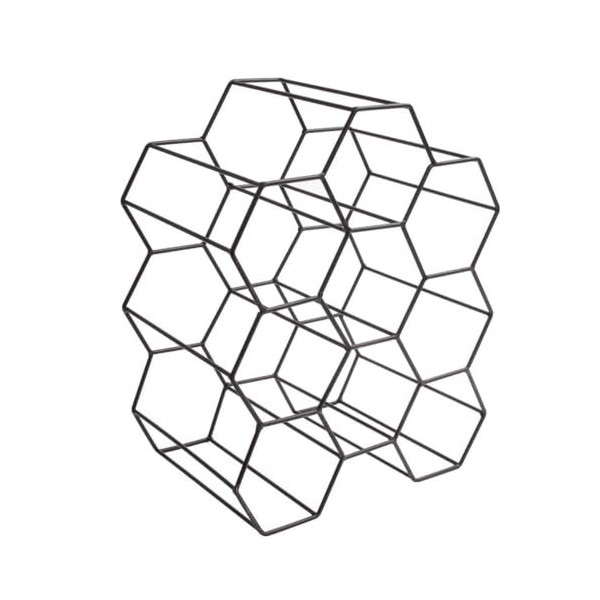 C LAFFAIRE Casier à Bouteilles 9 Cases Nid dabeille