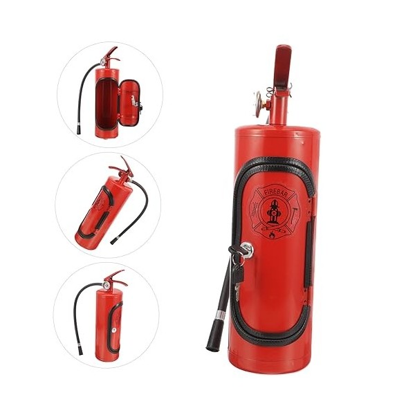 Yardwe Boîte en Forme Dextincteur Bar à Whisky Extincteur Porte-vin Sacs Fourre-Tout à Vin Contenant De Vin Réutilisable Supp