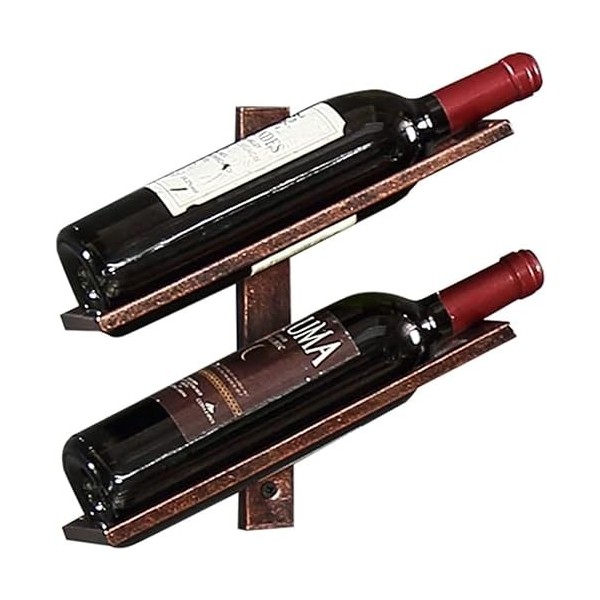 Le casier à vin Mural en Fer forgé Peut être empilé casier à vin placé obliquement casier à Bouteilles de vin européen Simple