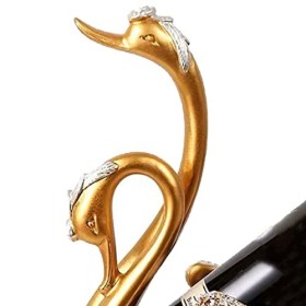 AMONIDA Ornements de Cygne pour Armoire à Vin, Casier à Vin Innovant en Forme de Cygne Réutilisable, Artisanat dart Peint à 