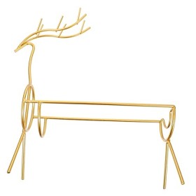 FURLOU 1 pc casier à vin décor de table rustique porte-bouteille de vin robuste casier à vin à la mode décor à la maison supp