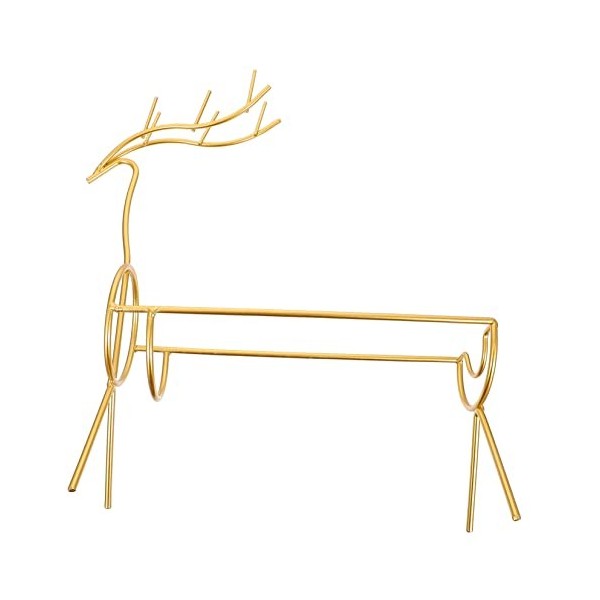 FURLOU 1 pc casier à vin décor de table rustique porte-bouteille de vin robuste casier à vin à la mode décor à la maison supp