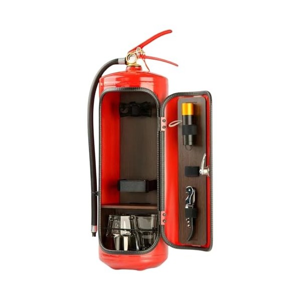 oilave Cave à vin en Forme dextincteur - Mini-Bar pour Les Amateurs de Whisky Conception dextincteur | Décoration de Bureau