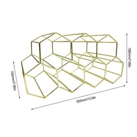 Casier à vin en métal nid dabeille casier à vin Simple Salon casier à vin décoration créative 7 Trous en nid dabeille casie