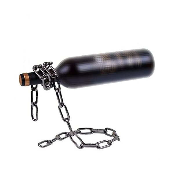 Casier à vin Casier à vin Simple en acier inoxydable, présentoir de bouteille de vin Unique for magasin à domicile, casier à 