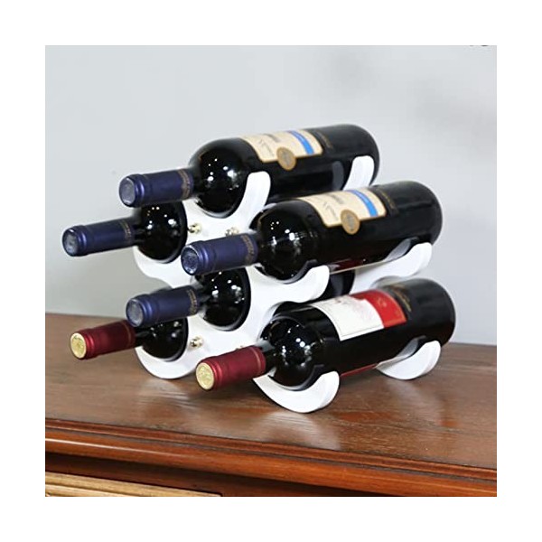 Étagère À Bouteilles En Bois,Support Pour Bouteille De Champagne, Support De Stockage De Vin, Pour Au Moins 5 Bouteilles De V