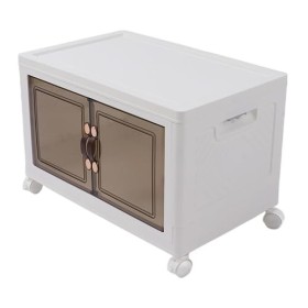 TOPINCN Bacs de Rangement Empilables pour Organisateur Vêtements Pliants Chambre à Coucher sur Pied Ménage Grands Bacs Empila