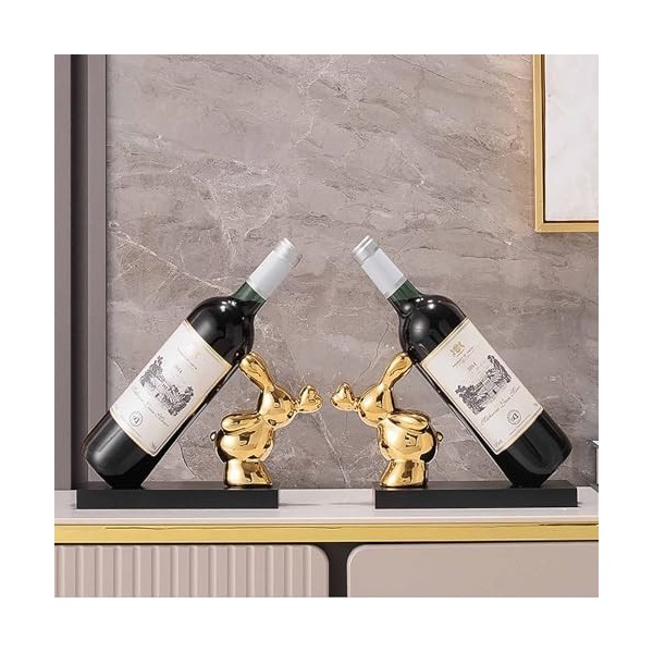 JSLXNDM Casier à Bouteilles De Vin, Casier à Bouteilles en Bois, Casier en Fer, Grand Espace Dempilage, Adapté Aux Bars, sou