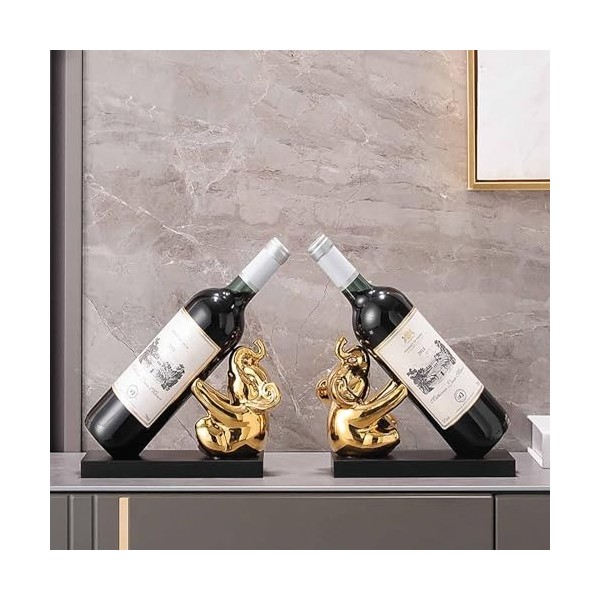 JSLXNDM Casier à Bouteilles De Vin, Casier à Bouteilles en Bois, Casier en Fer, Grand Espace Dempilage, Adapté Aux Bars, sou