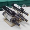 JSLXNDM Casier à Bouteilles De Vin, Casier à Bouteilles en Bois, Casier en Fer, Grand Espace Dempilage, Adapté Aux Bars, sou