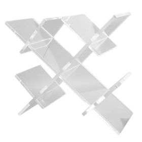 Weikeya Casier à Vin, Casier à Vin de Comptoir, Casier à Vin en Acrylique Transparent Durable Exquis pour la Maison