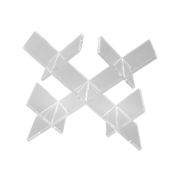 Weikeya Casier à Vin, Casier à Vin de Comptoir, Casier à Vin en Acrylique Transparent Durable Exquis pour la Maison