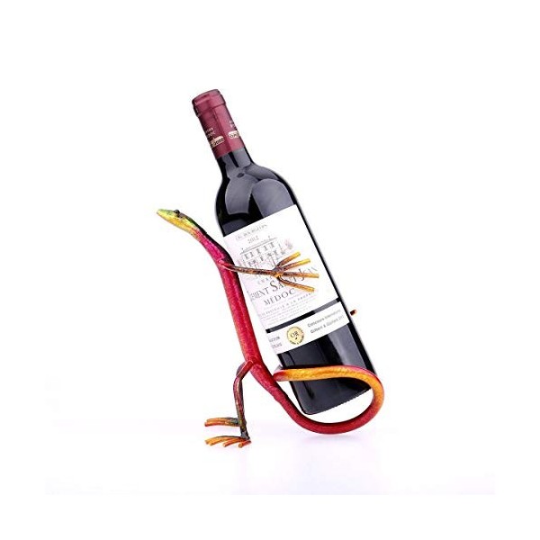 Ornements Porte-vin casier à vin étagère à vin Sculpture en métal Artisanat décorations pour la Maison décorations intérieure