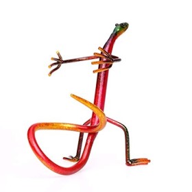 Ornements Porte-vin casier à vin étagère à vin Sculpture en métal Artisanat décorations pour la Maison décorations intérieure