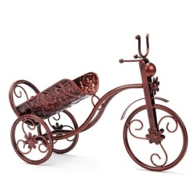 EINES Casier à vin de comptoir Porte-Bouteille de vin de vélo, casier à vin de Bureau, comptoir autoportant, Stockage de Bout