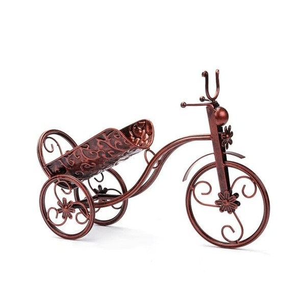 EINES Casier à vin de comptoir Porte-Bouteille de vin de vélo, casier à vin de Bureau, comptoir autoportant, Stockage de Bout