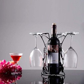 Casier à vin Accueil Support Rouge Support de Verre à Vin Bar S, Fer Art Créatif Armoire à Vin Décoration Salon Restaurant Cu