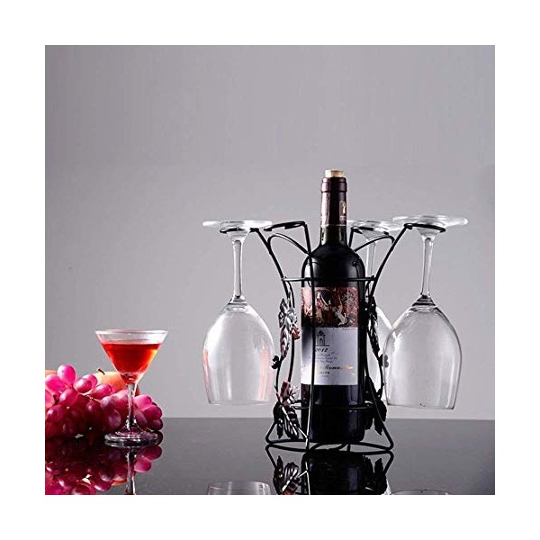 Casier à vin Accueil Support Rouge Support de Verre à Vin Bar S, Fer Art Créatif Armoire à Vin Décoration Salon Restaurant Cu