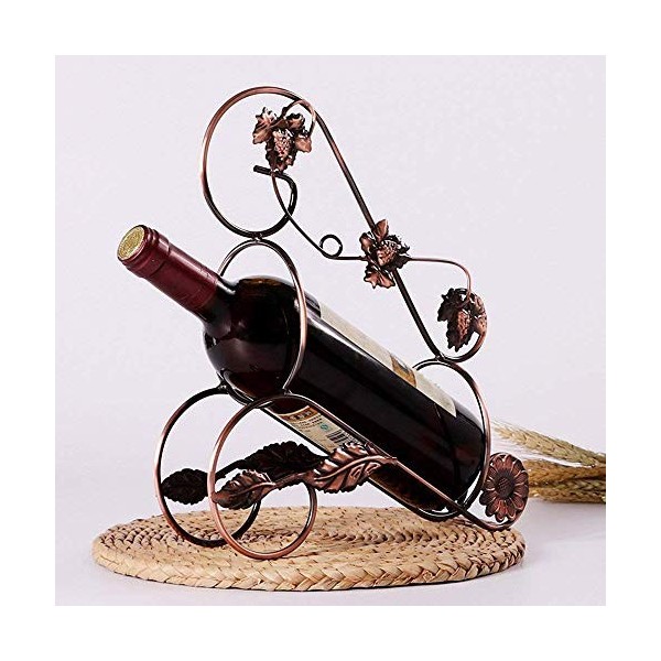 Casier à vin Accueil Support Rouge Support à Verre à Vin S, Fer Art Feuilles de Raisin Mode Créative Couleur Choix Multiple A