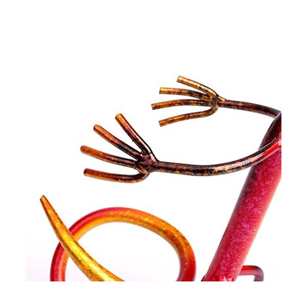 Ornements Porte-vin casier à vin étagère à vin Sculpture en métal Artisanat décorations pour la Maison décorations intérieure