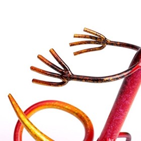 Ornements Porte-vin casier à vin étagère à vin Sculpture en métal Artisanat décorations pour la Maison décorations intérieure