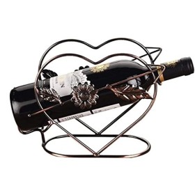 Wnota Porte Bouteilles Casier À Vin Rétro en Fer Créatif Casier À Vin Décoration Porte-Bouteille De Vin Armoire À Vin Casier 
