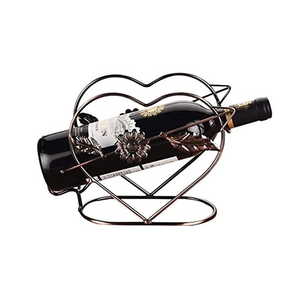Wnota Porte Bouteilles Casier À Vin Rétro en Fer Créatif Casier À Vin Décoration Porte-Bouteille De Vin Armoire À Vin Casier 