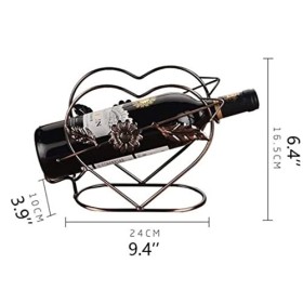 Wnota Porte Bouteilles Casier À Vin Rétro en Fer Créatif Casier À Vin Décoration Porte-Bouteille De Vin Armoire À Vin Casier 