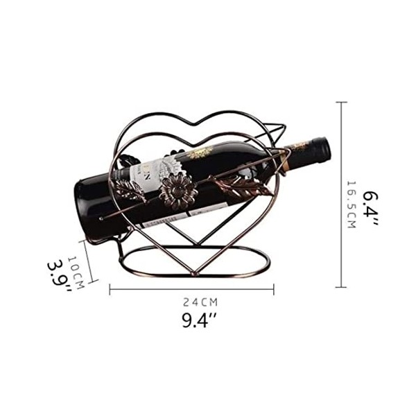 Wnota Porte Bouteilles Casier À Vin Rétro en Fer Créatif Casier À Vin Décoration Porte-Bouteille De Vin Armoire À Vin Casier 
