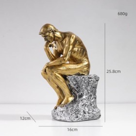 Vzalkv Ornements de penseur de Style européen, bibliothèque, Armoire à vin