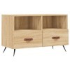 VEEKI Meuble TV, Meuble TV Suspendu, Meuble TV Industriel, Meuble TV Bois, Meuble Chambre, Convient pour Salon ou Chambre, Ch