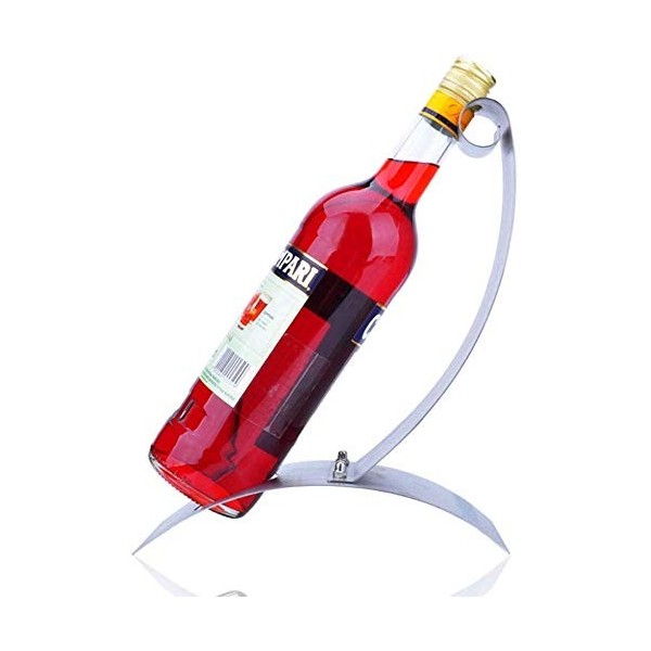 Support de stockage de vin de table Support de stockage de vin Support de stockage de vin en acier inoxydable Personnalité Ma