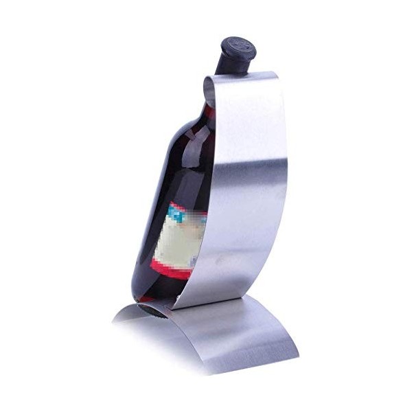 Support de stockage de vin de table Support de stockage de vin Support de stockage de vin en acier inoxydable Personnalité Ma