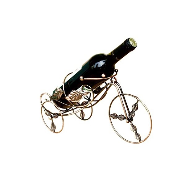 FURLOU 1 pc casier à vin en métal décor rétro décor de table porte-bouteille de vin casier à vin en fer casier à vin créatif 