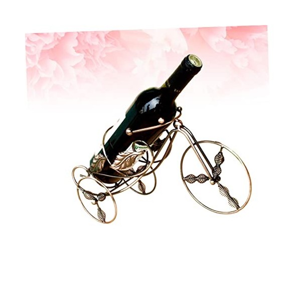 FURLOU 1 pc casier à vin en métal décor rétro décor de table porte-bouteille de vin casier à vin en fer casier à vin créatif 