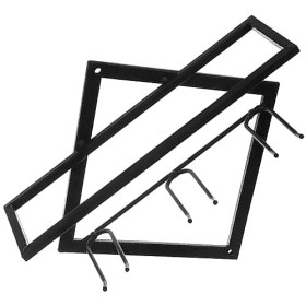 Veemoon Décoration Murale 2 Pièces Casier à Vin Rouge Porte-vin Blanc Présentoir à Vin Suspendu Support Daffichage De Verre 