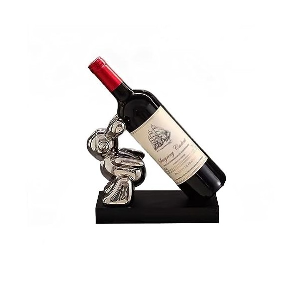 YHANNI TZNNXZWX Casier à Vin en Forme De Lapin Ornements en Céramique Décor Stockage Bureau Meuble TV Salon Bureau Boutique é