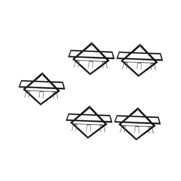 DECHOUS 3 Pièces Casier à Vin en Métal Supports Muraux pour Présentoir à Vin Casiers à Vin pour Garde-Manger Casier à Vin Déc