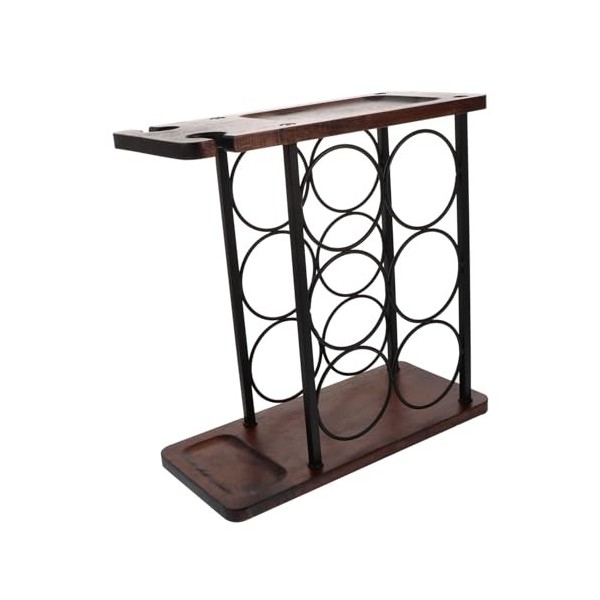 PRETYZOOM 1 Pc Casier à Vin Vintage Porte-gobelet Domestique Organisateur De Vin Rouge Étagère De Rangement pour Armoire Orga