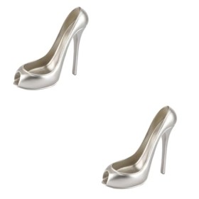 LIFKOME 2 Pièces Porte-Bouteilles à Talons Hauts Chaussures à Talons Hauts décoratifs Titulaire dalcool Porte-Bouteille à Ta